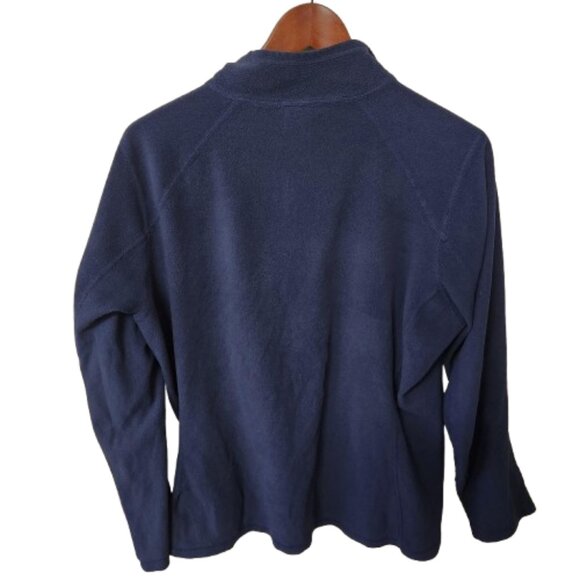 The North Face Women’s Fleece Pullover XL Blue 1/4 Zip Long Sleeve - Picture 2 of 7